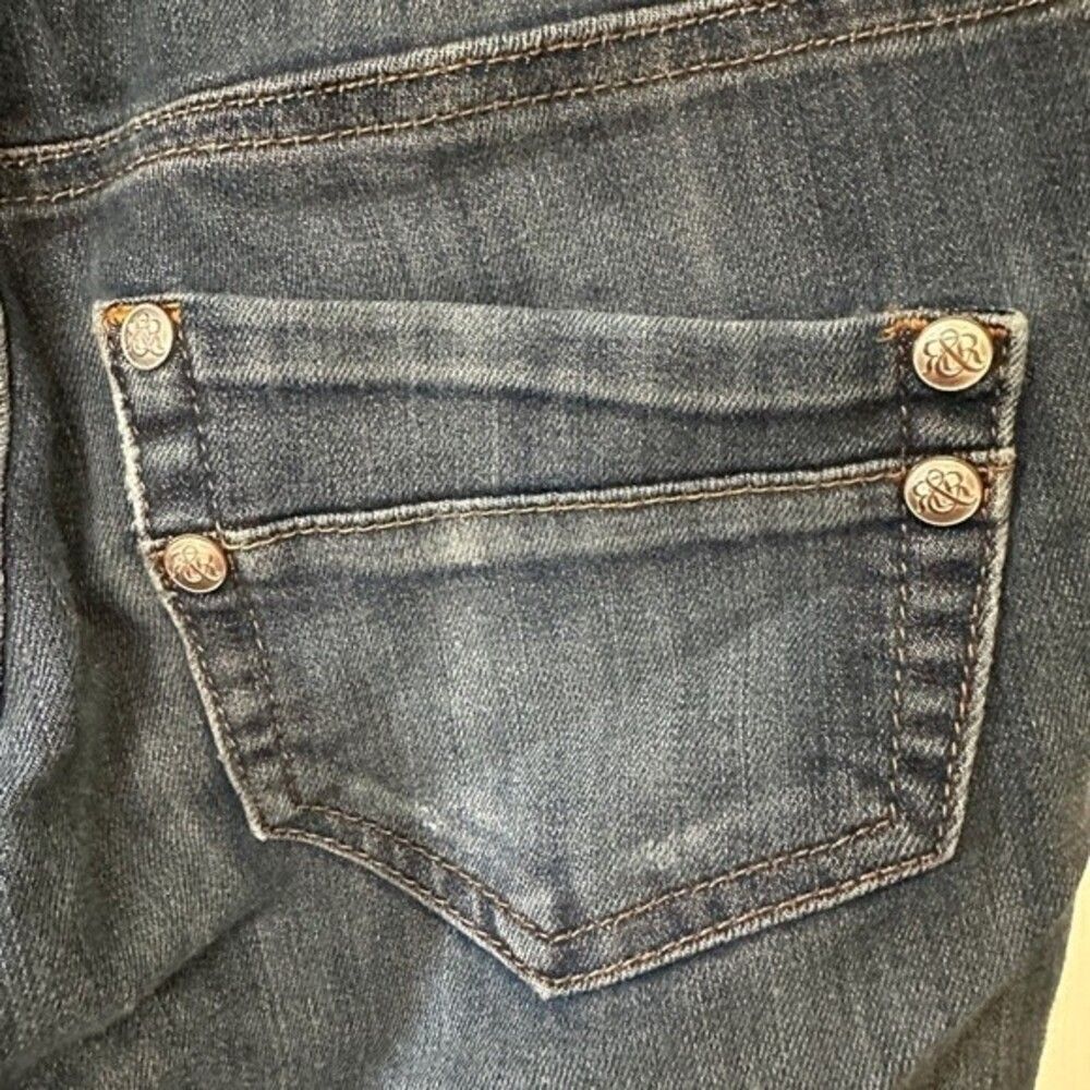 Rock & Republic Skinny Jeans Blue Denim Size 4 - Picture 6 of 10